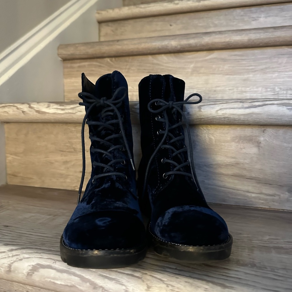Kendall and Kylie Velvet Boots